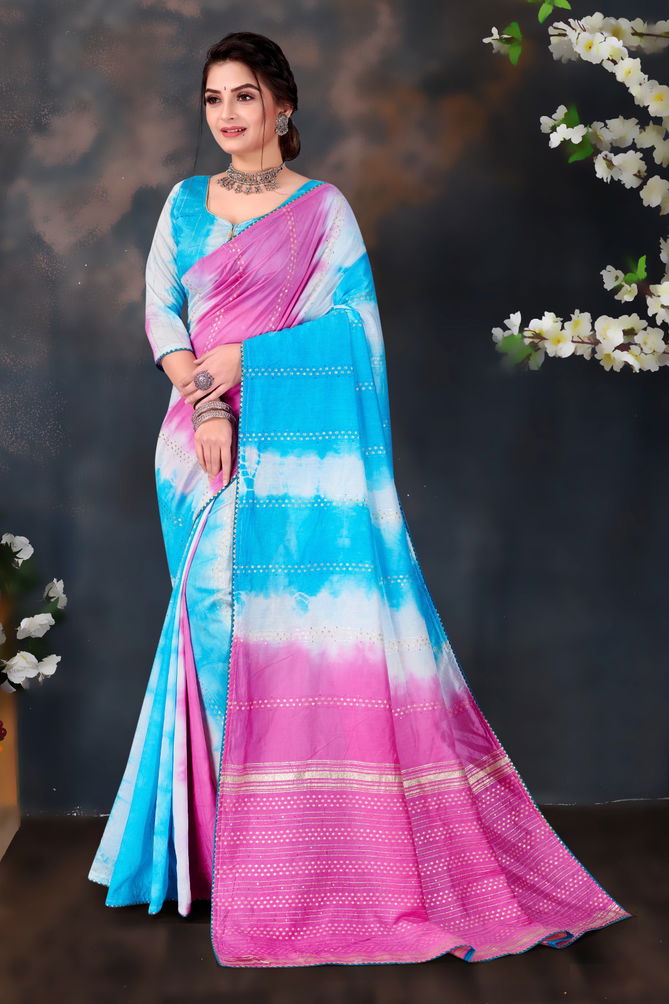 Prisha Soft Naylon Viscose Printed Designer Saree Catalog